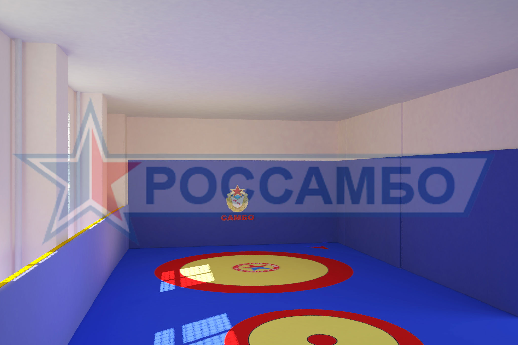 Проектирование борцовского ковра от РОССАМБО